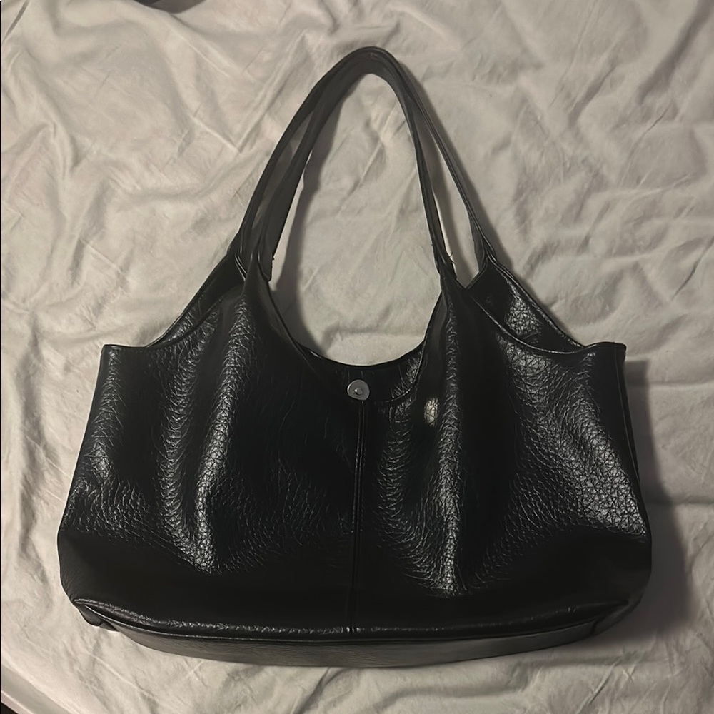 Elegant Black Tote Bag